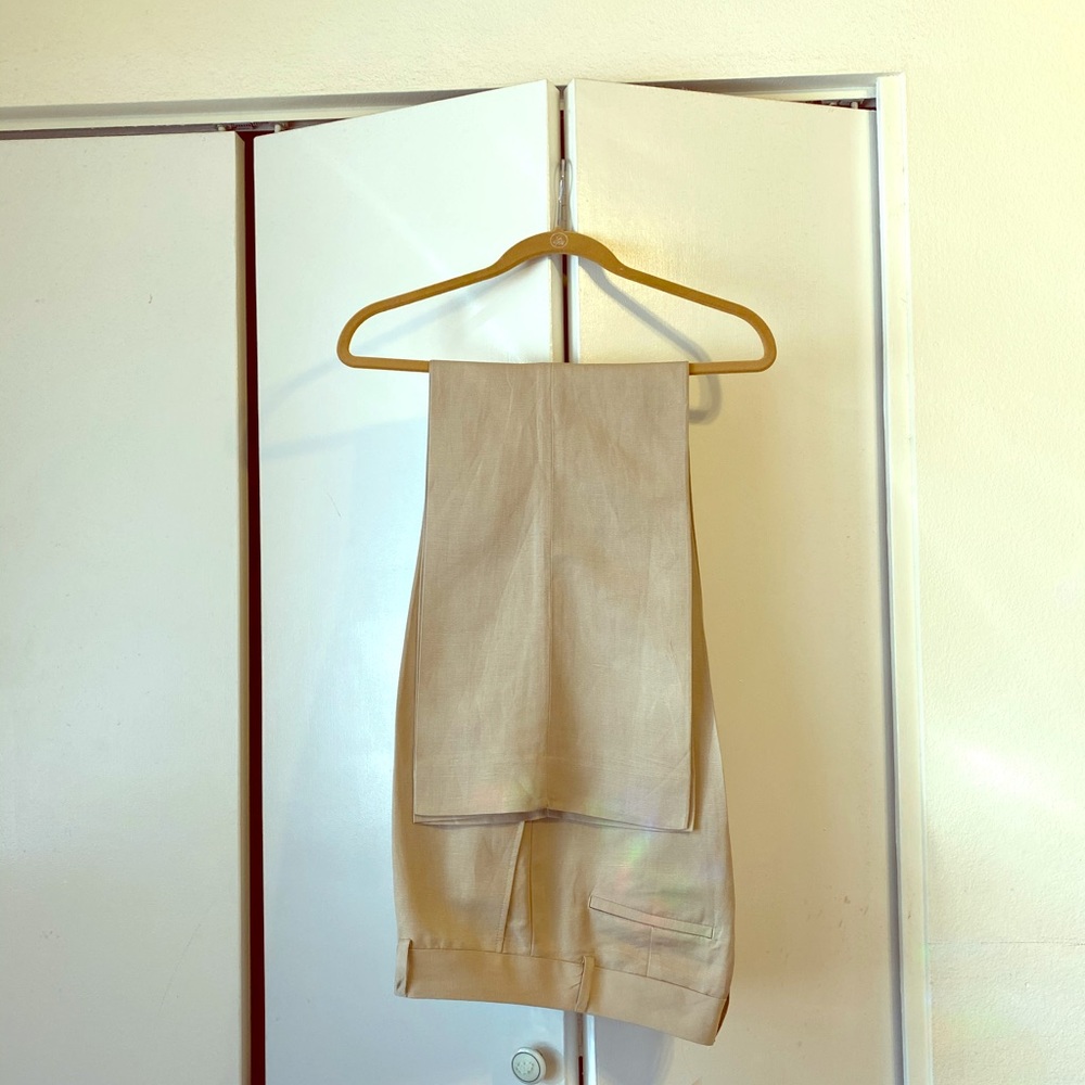 COPY - Banana Republic Casual Beige Stretch Pants…